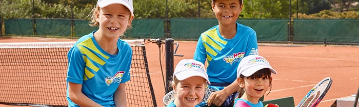 Photo of kids at clay courts